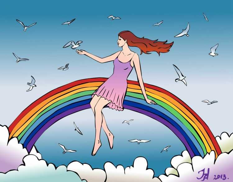 Зимний пейзаж для детей