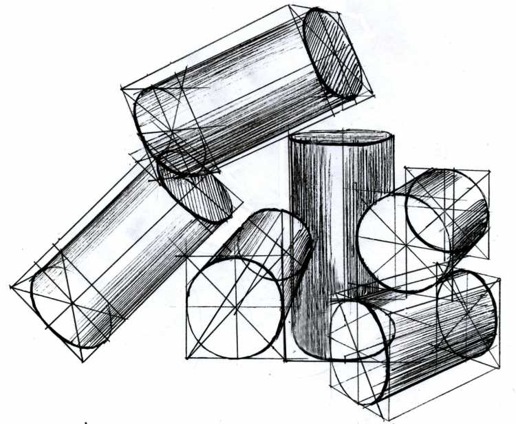 Гипсовый цилиндр