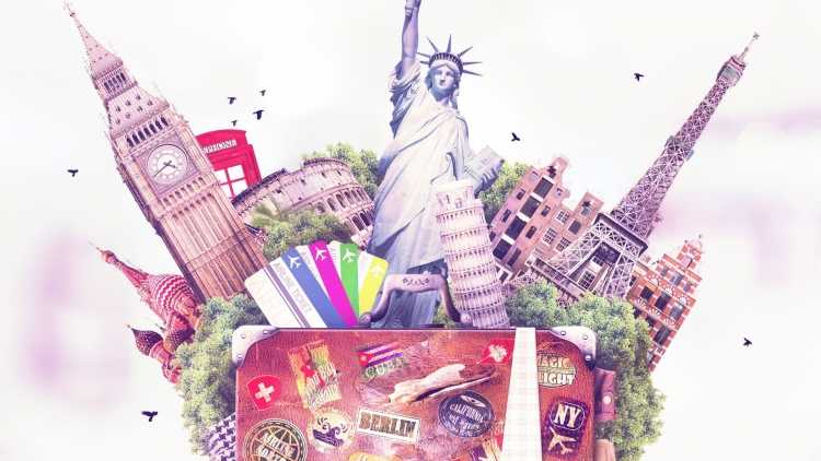 Столицы мира коллаж