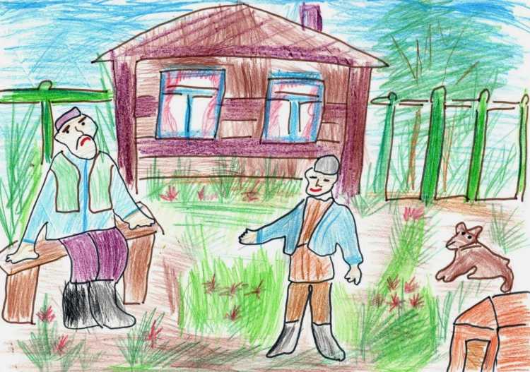 Современный дом для жителей Башкирии рисунок