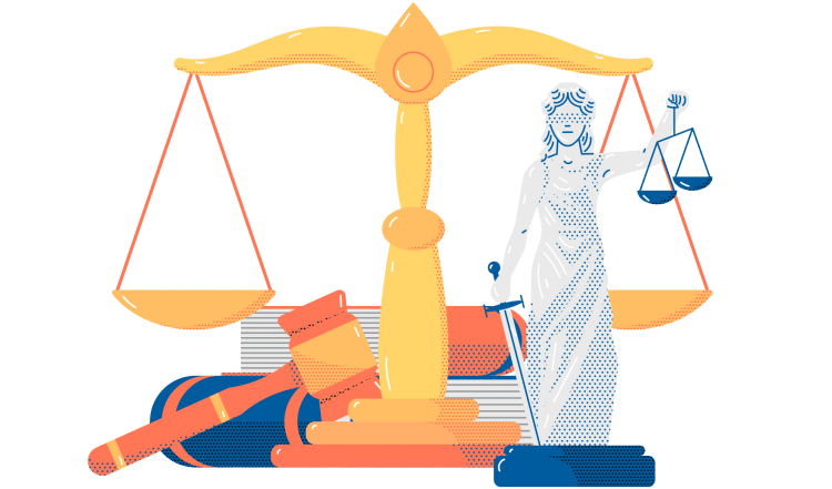 Юрист иллюстрация