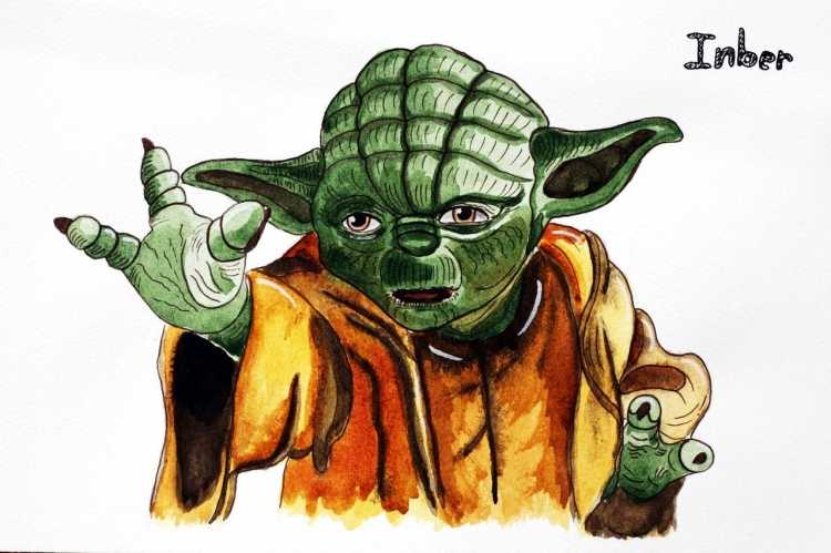 Магистр йода рисунок