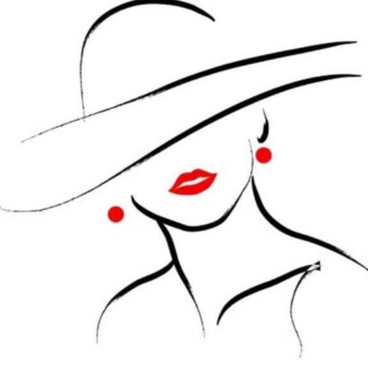 Дама в шляпке