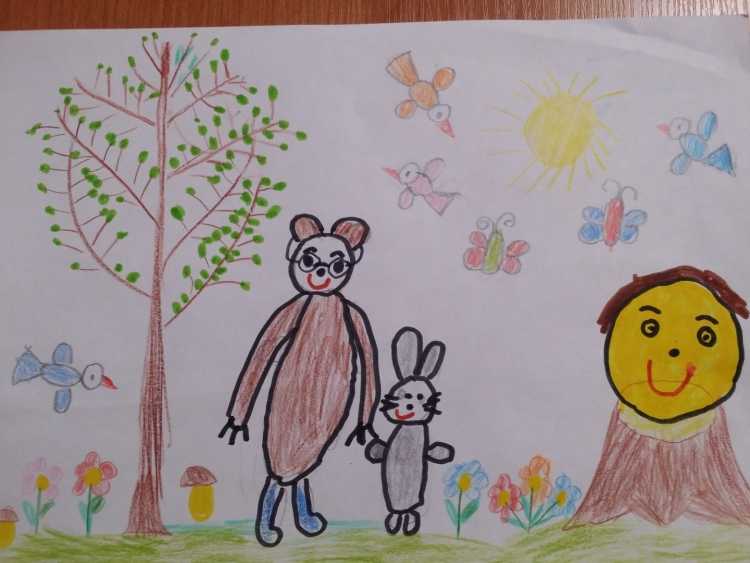 Рисунки в гостях у сказки для детей