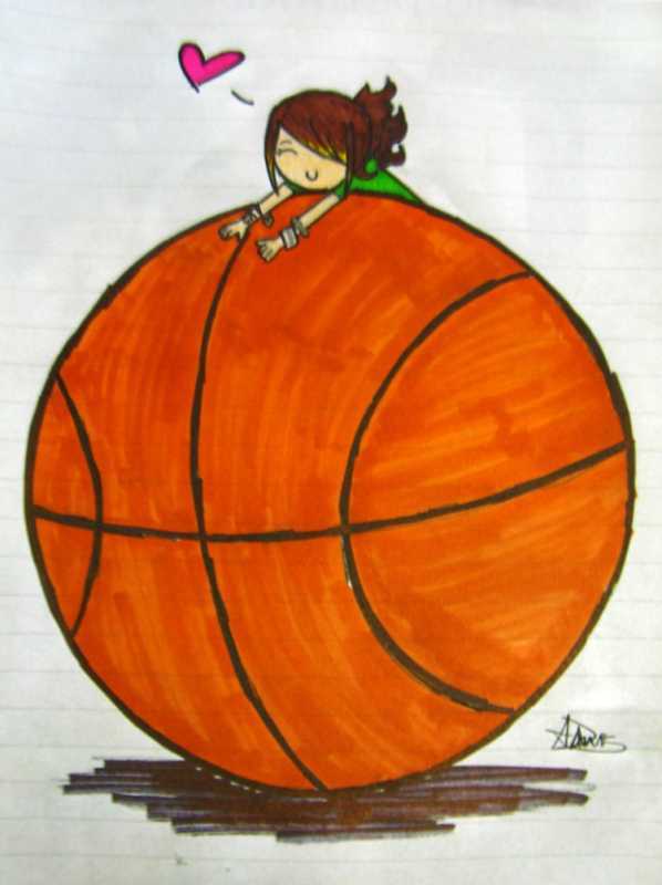 Мячики узоры на тему баскетбол