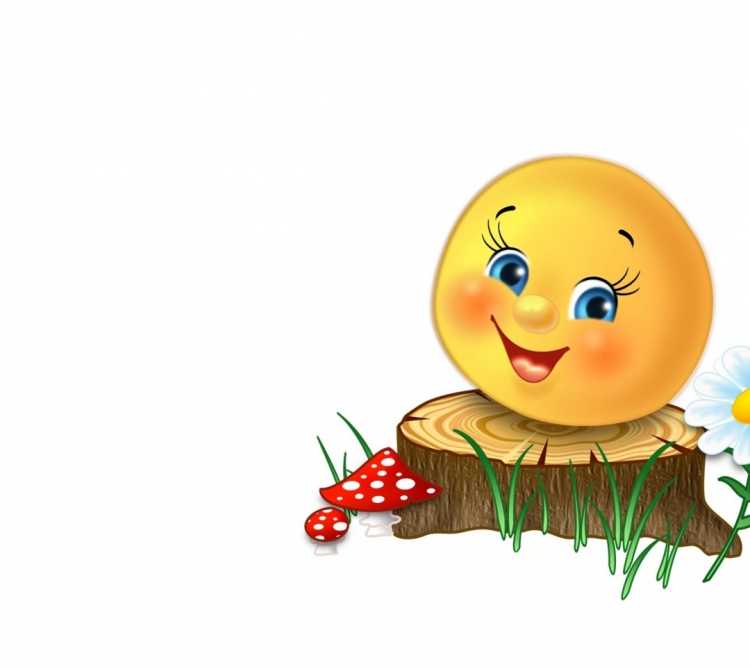 Колобок на белом фоне