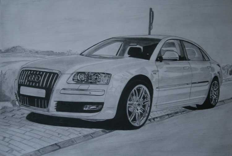 Ауди эскиз