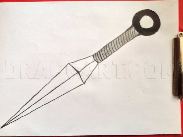 Нож кунай для 3д ручки