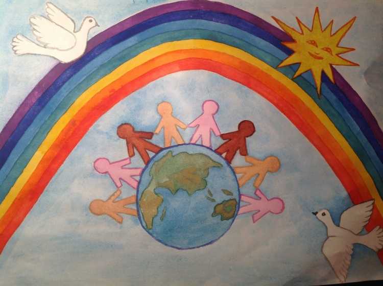 Рисование на тему Дружба