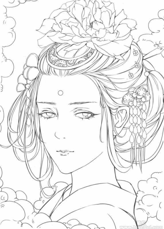 Раскраски антистресс японские мотивы