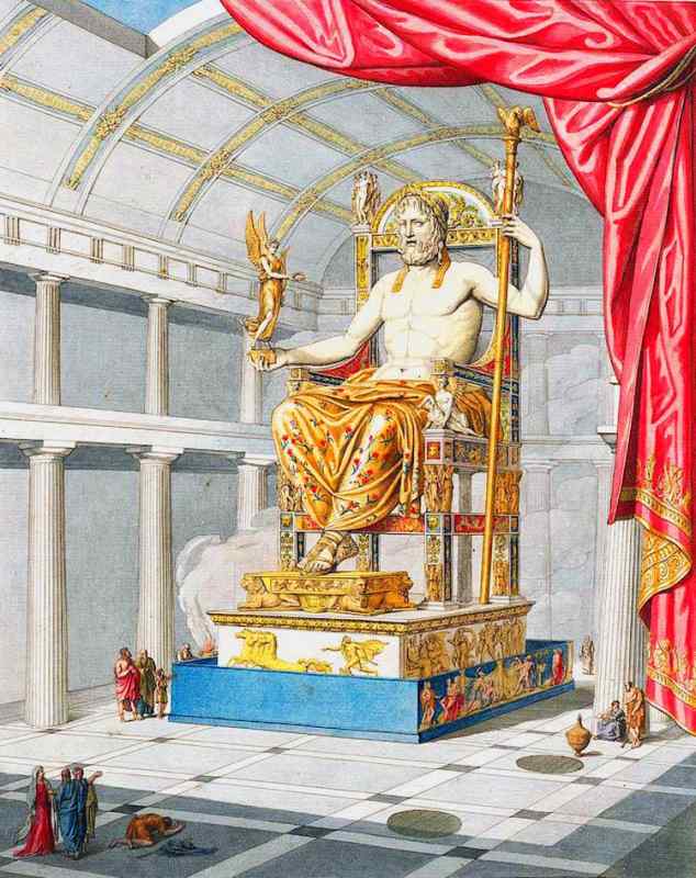 Скульптура Фидия Зевс Олимпийский