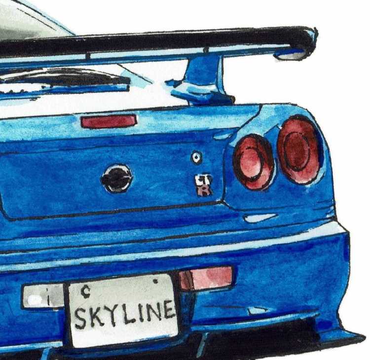 Нарисовать Скайлайн