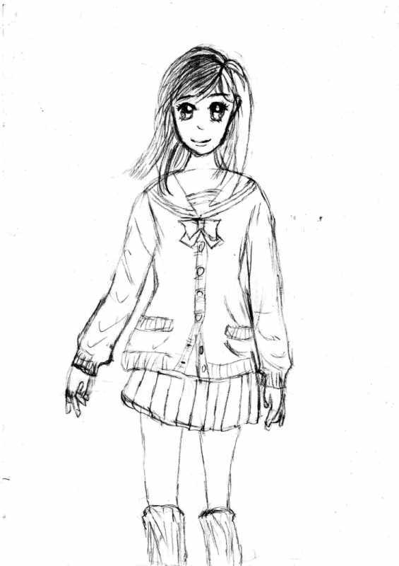 Коллекция Школьная форма скетч рисунки