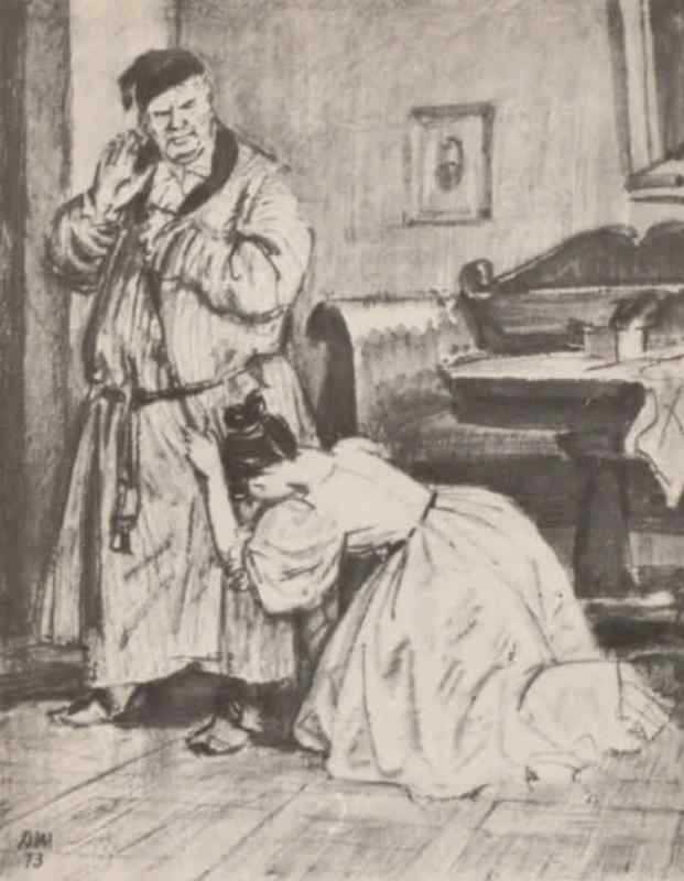 Рисунки Нади Рушевой Пушкин