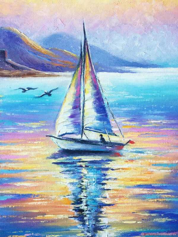 Морской пейзаж легкий