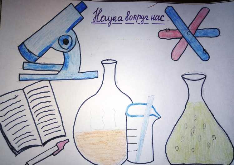 Рисунки про науку детские