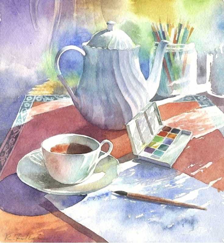 Акварели художника Ryoyu Fukui