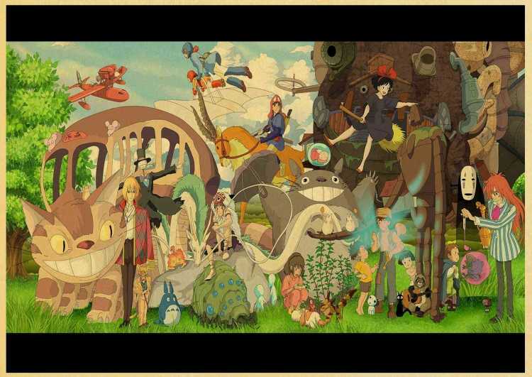 Фон герои Хаяо Миядзаки