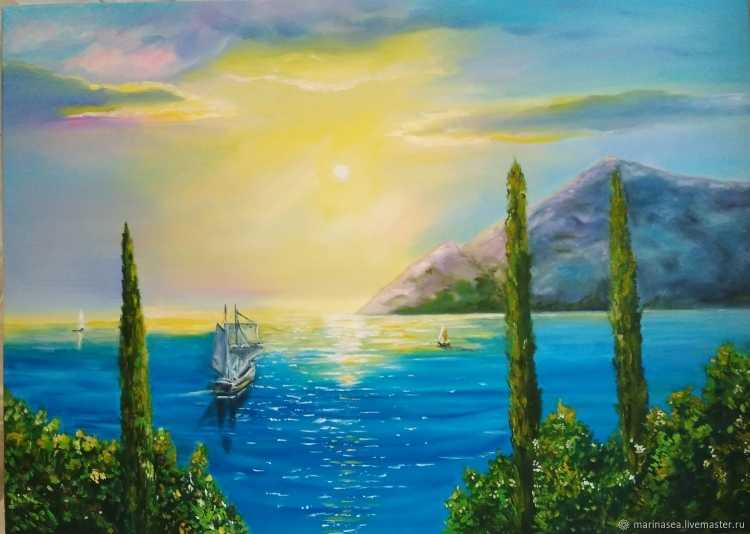 Крымский пейзаж Максима Ильина