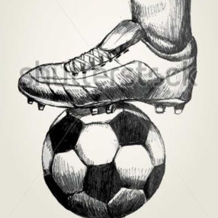 Футболистка раскраска