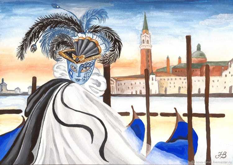 Венецианский карнавал Графика