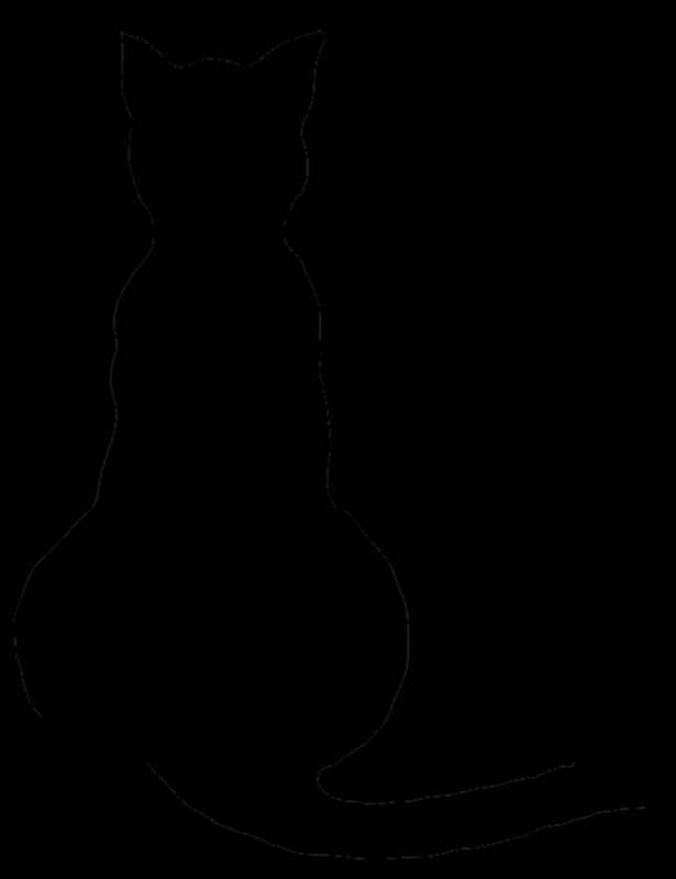 Силуэт кошки