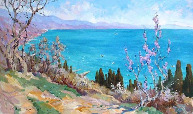 Крымский пейзаж. Лола Лийват, 1963