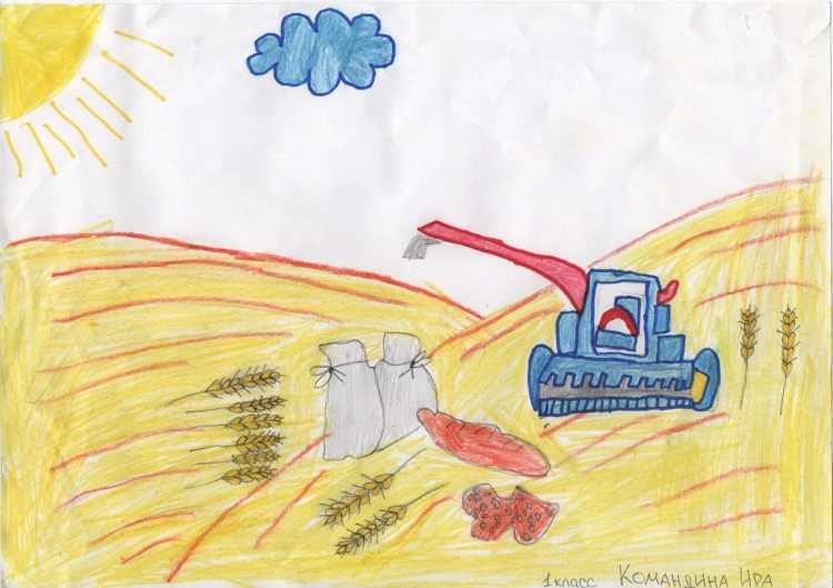 Хлеб рисунок