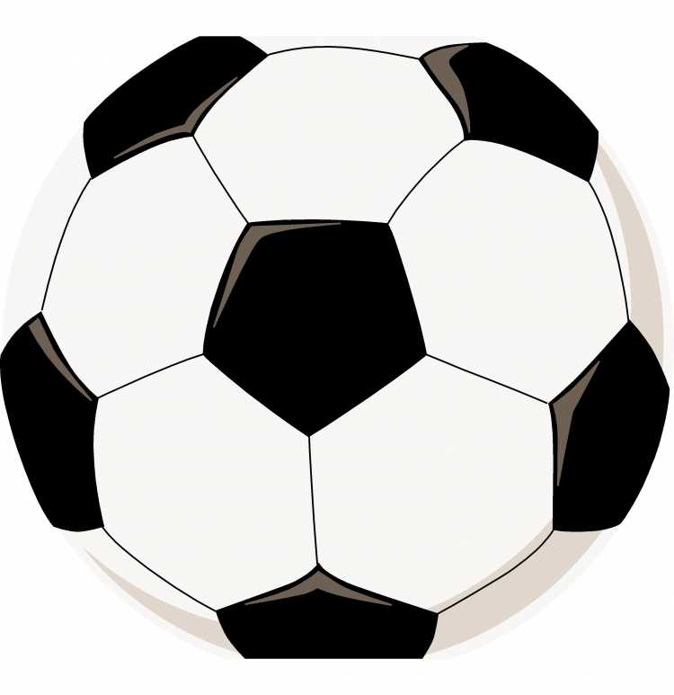 Футбольный мяч контур