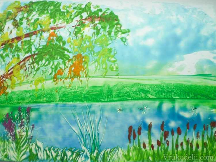 Детские рисунки на тему природа