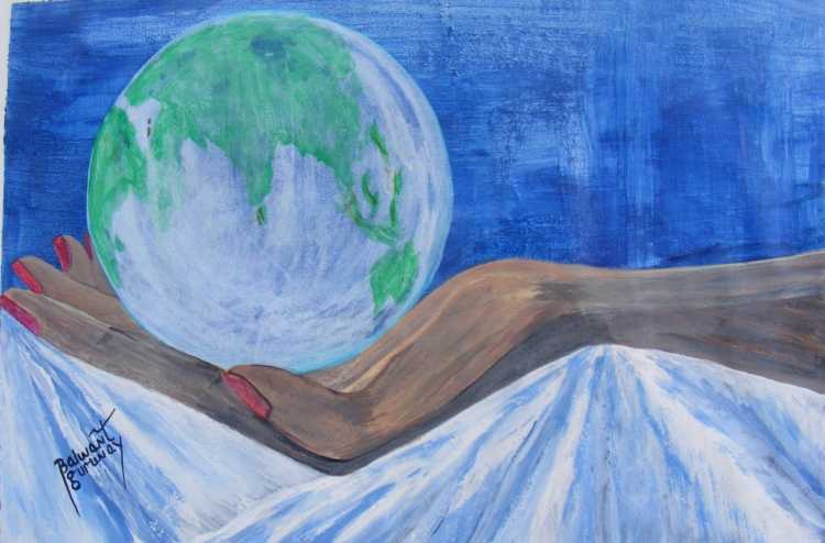 Рисунок на тему земля