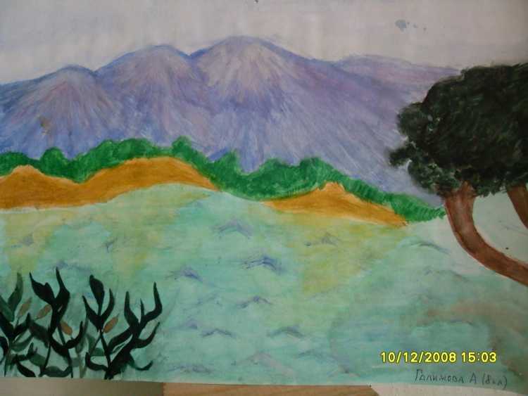 Сопки рисунок