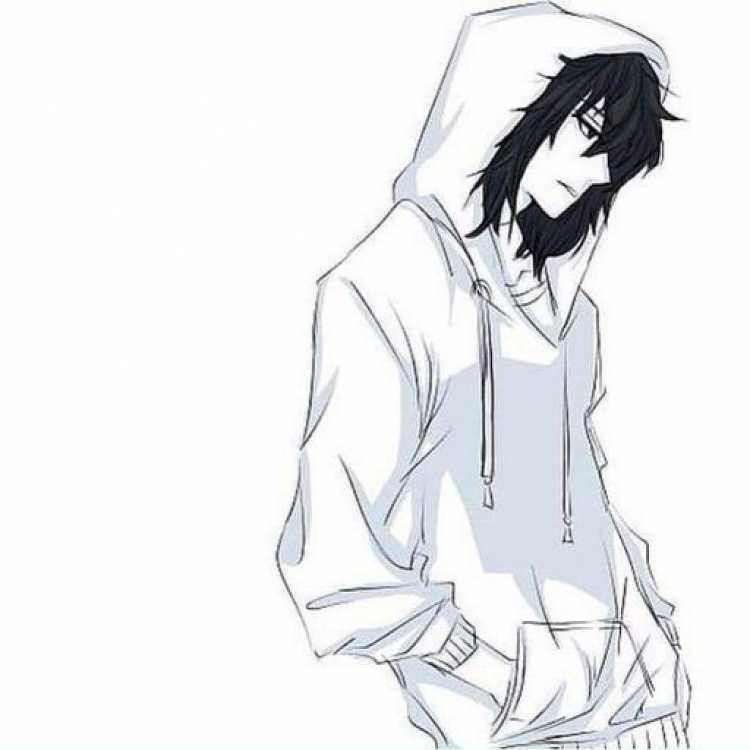 Джефф убийца рисунок карандашом в полный рост