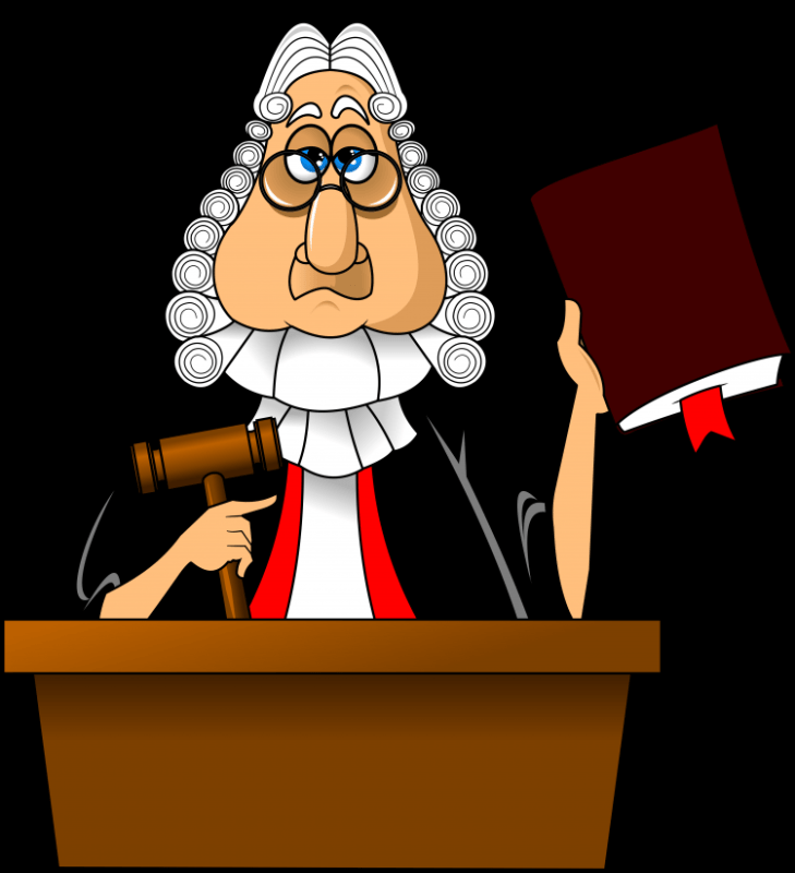 Судья нарисованный