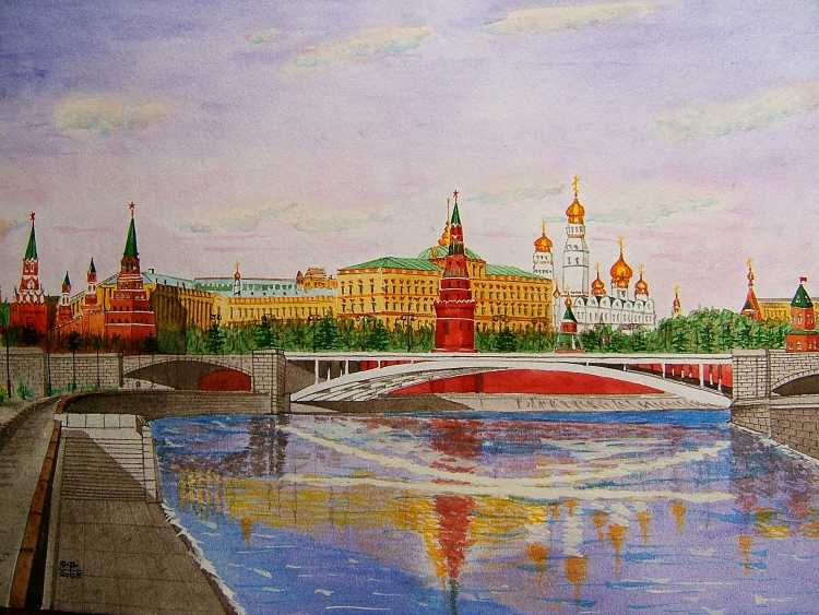 Кремль на прозрачном фоне