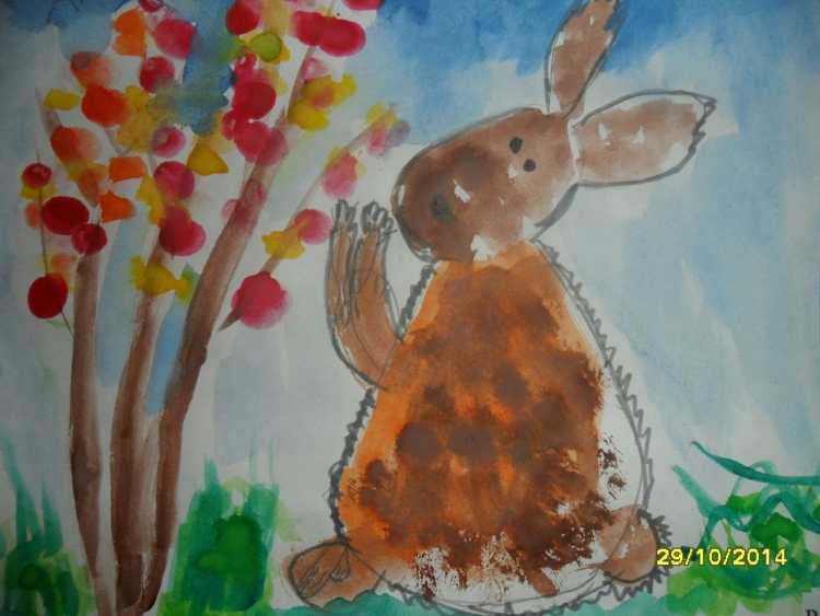 Картины шерстью по теме дары осени