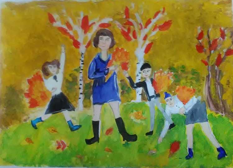 Рисунок на конкурс наша любимая школа