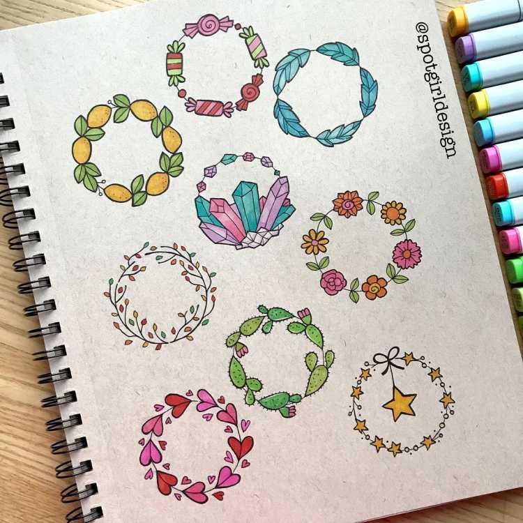 Рисунки для блокнота