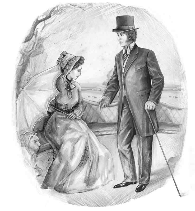 Иллюстрация по роману Дубровский