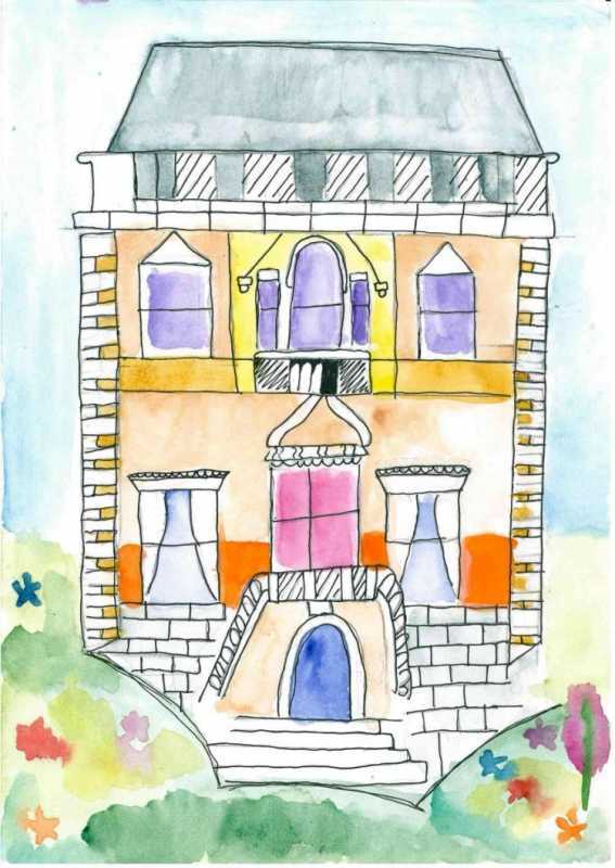 Рисунок на тему дом моей мечты