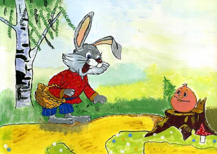 Колобок раскраска для детей