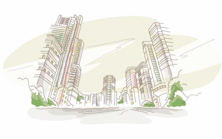 Город рисунок