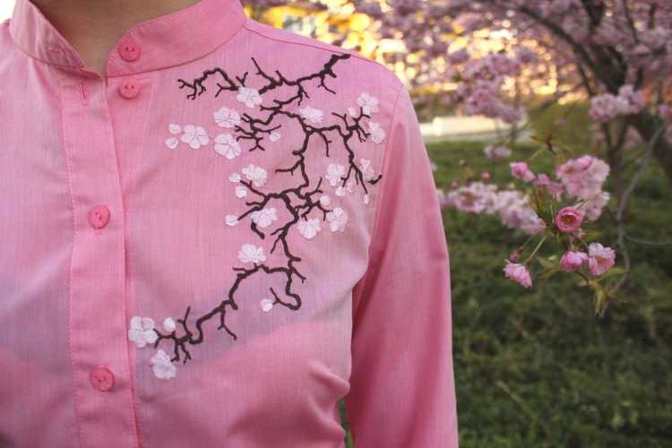 Вышивка на одежде