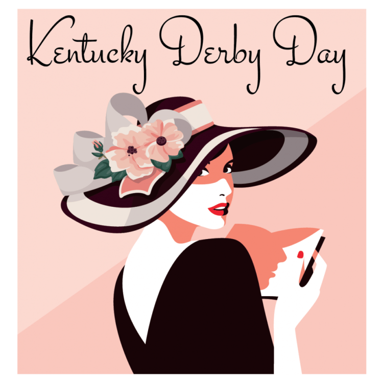 Дама в шляпе силуэт