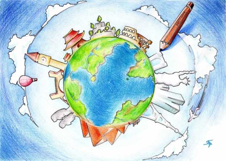 Рисунок на тему география