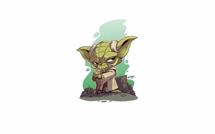 Малыш йода тату эскиз