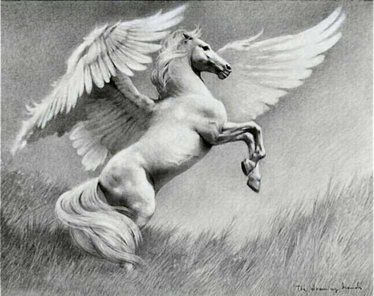 Пегас мифическое существо древней Греции