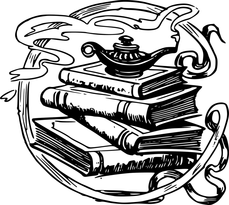 Книга черно белая