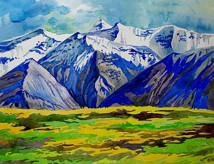 Горы для рисования