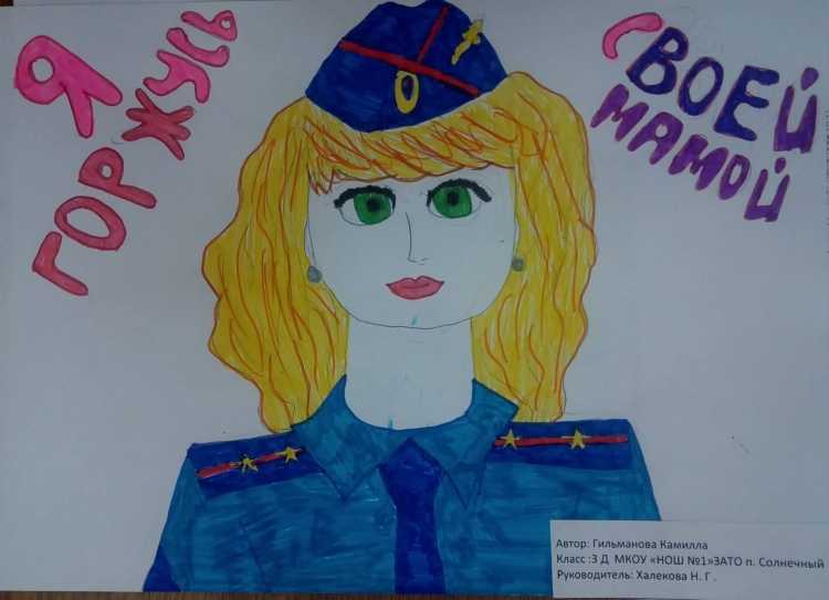 Полиция глазами детей рисунки